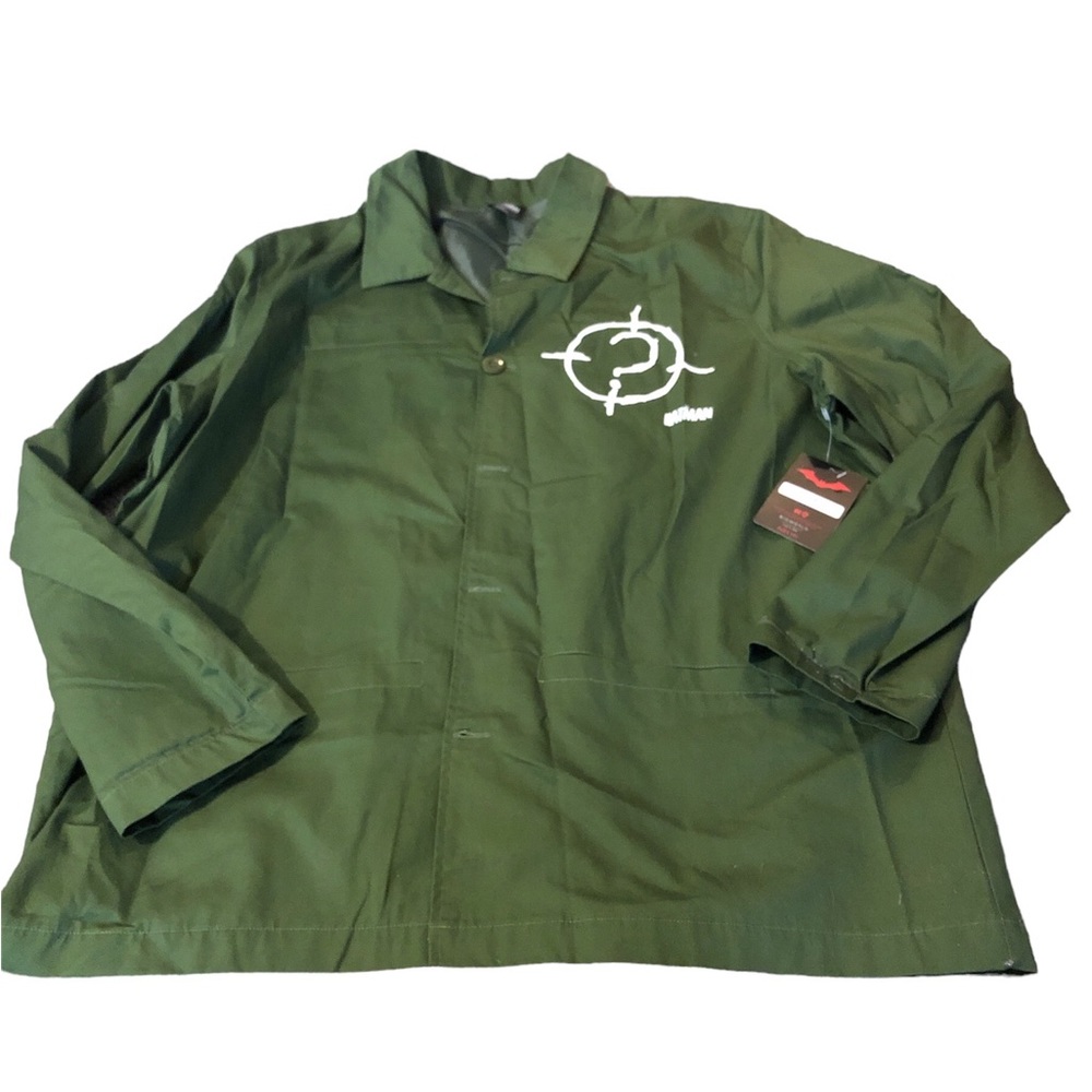 Bioworld Riddler( The Batman)Green Shirt Jacket with Target Design. - Picture 2 of 5